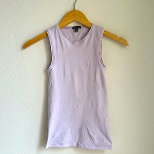 Theory Lavender Nylon Knit Tank O/S / Theory Top, Theory Tank Top